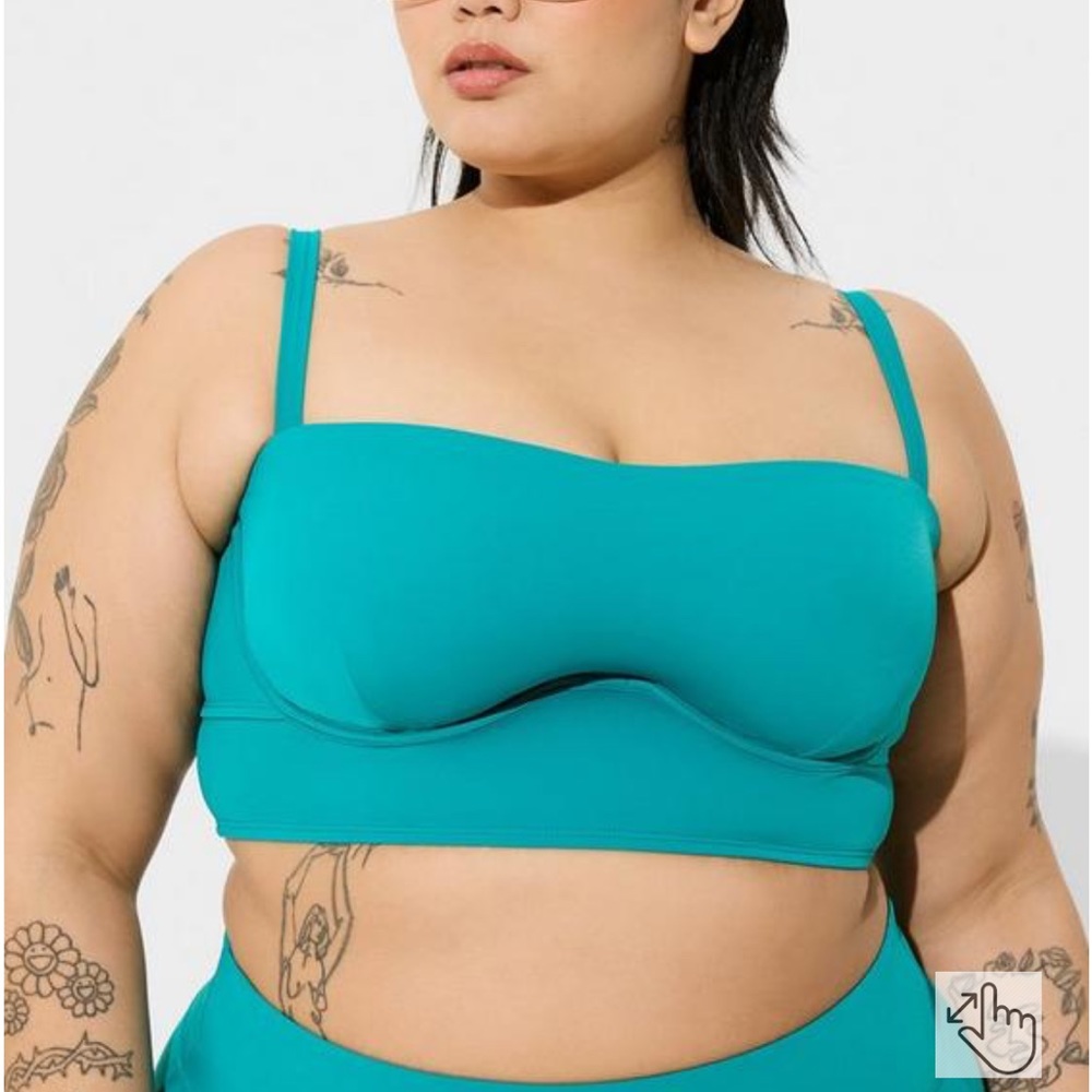 Torrid Bikini Top with Removable Straps 2X